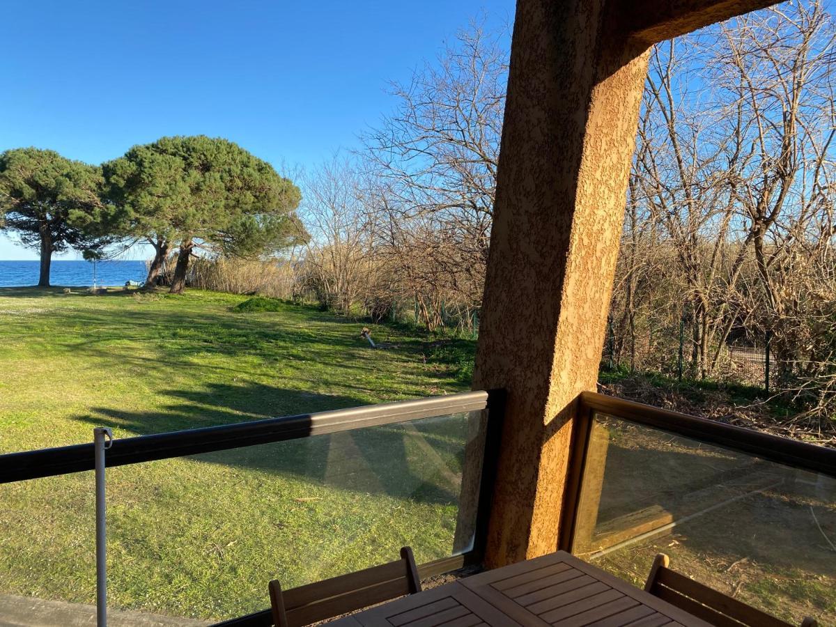 Residence Santa Lucia, Studio Avec Piscine , Vue Mer Et Pied Dans L'Eau , Moriani-Plage Екстериор снимка